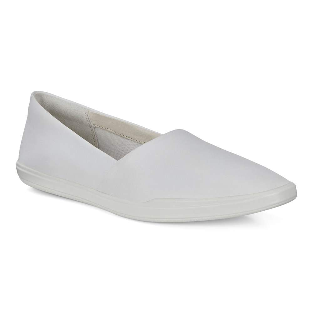Womens Loafer - ECCO Simpil - White - 1634TRASL